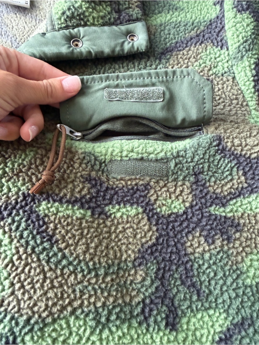 The North Face Men’s Cragmont Sherpa Fleece 1/4 Snap Front Pullover Jacket | M - Picture 5 of 11